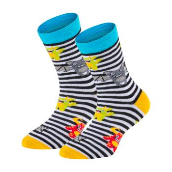 Preview: 6 Paar TippTexx 24 Kinder Socken Freche Monster